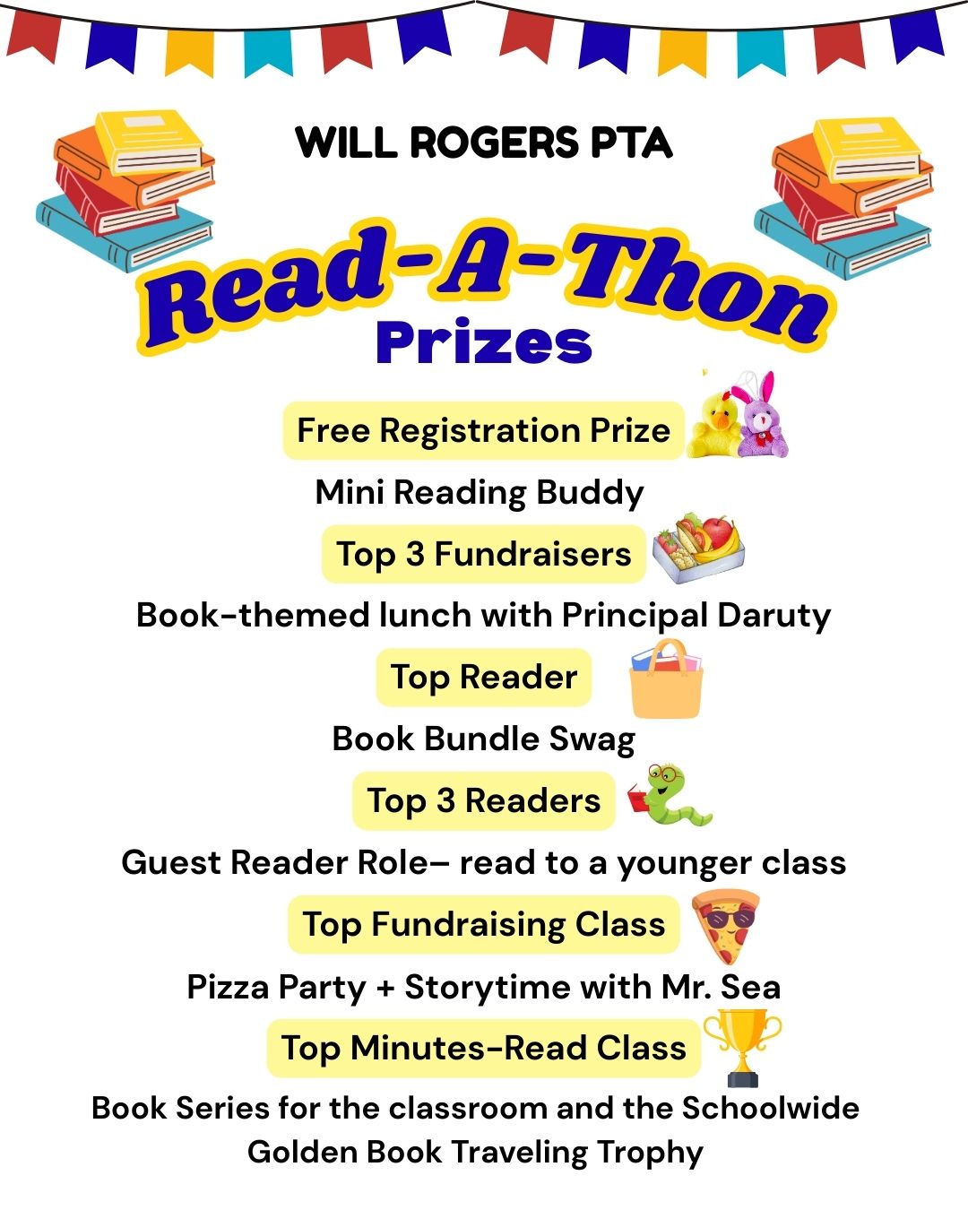 Read-A-Thon prizes